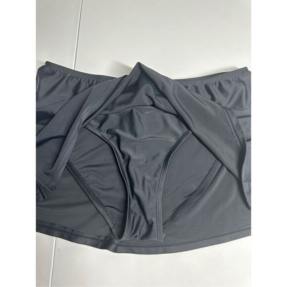 Catalina Women’s Swimming Skirt Bikini Bottom Black Size M(8-10) - Picture 2 of 11